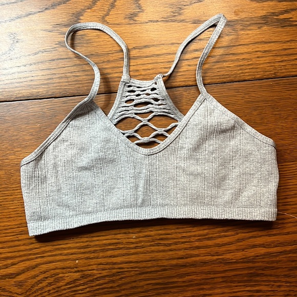 Free People Intimates Seamless Ribbed Baby Racerback Bralette - Picture 3 of 11